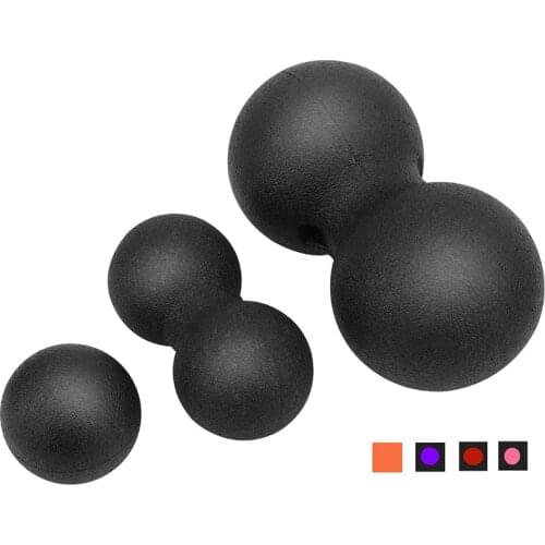 Ship Now) Fitness Massage Ball Set Peanut + Single Mobility Ball for Myofascial Physical Therapy Deep Tissue Massage