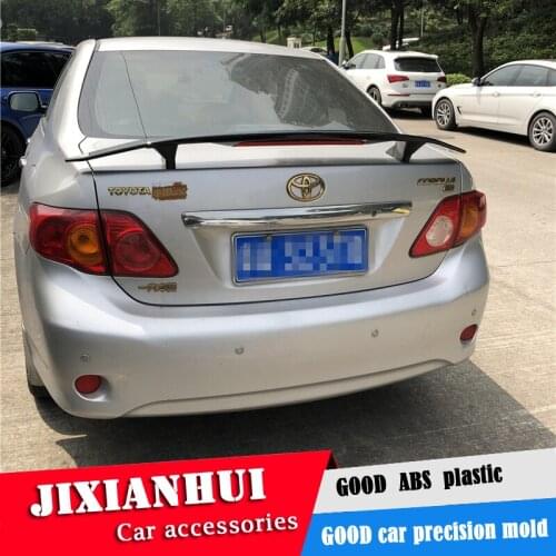 For Toyota Corolla Spoiler 2006-2018 Corolla Spoiler TF ABS plastic Material Car Rear Wing Color Rear Spoiler