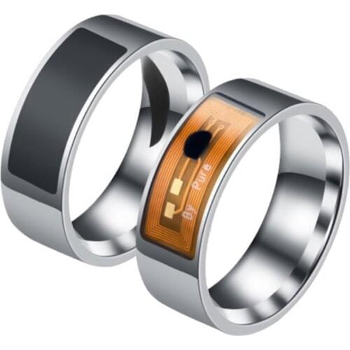 Waterproof Multifunctional NFC Intelligent Digital Smart Ring device finger digital ring