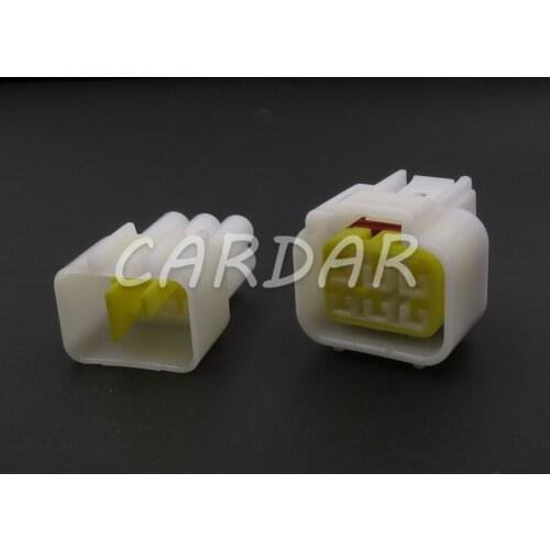 1 Set FW-C-6M-B FW-C-6F-B 6 Pin Waterproof Electrical Wire Connector Door Glass Lifter Wiring Socket For Cars