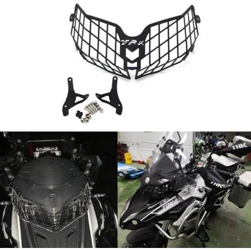 For 2018-2020 Benelli TRK502 Trk 502 Motorcycle Headlight Guard Protector Grille Covers Motorcycle Accessories