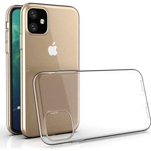 100pcs 0.3mm Soft Silicone TPU Rubber Transparent Case Clear Slim Cover For iPhone 13 Pro Max 12 Mini 11 XS XR X 8 7 6 Plus SE