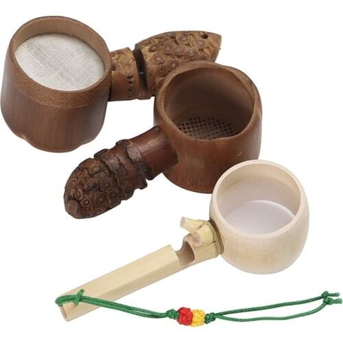 Tea Table Decor Tea Strainers Bamboo Rattan Gourd Shaped Tea Leaves Funnel for Tea Ceremony Teaism Decor Tea Accessories