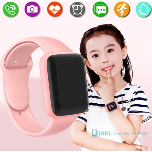 Silicone Bracelet Kids Smart Watch Child Smartwatch Fitness Tracker Smart Clock For Girls Boys Students Waterproof Smart-Watch