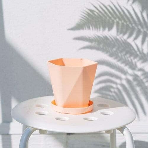 Creative Nordic Style Thickened Flower Pot Plastic Pots Balcony Green Flower Pot