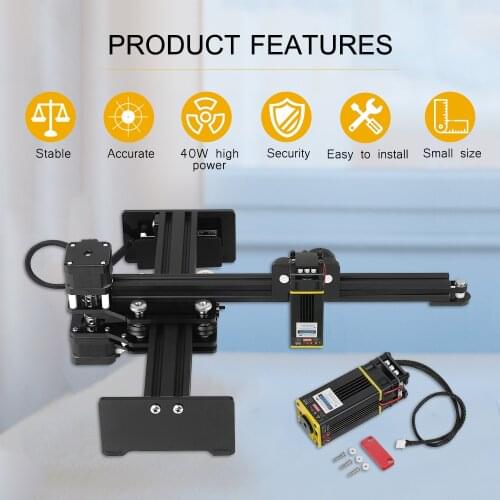 Laser Engraving Machine Mini Desktop Laser Engraver Printer Portable Carver DIY Laser Logo Mark Printer Ultra-fast Engraving