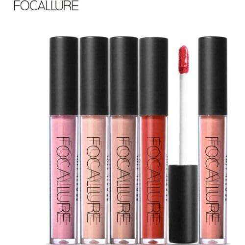 Focallure Wholesale Hot Liquid Lipgloss Matte Lipstick 37 Colors Waterproof Lip Stick Lip Tint Long Lasting Lips Makeup Woman