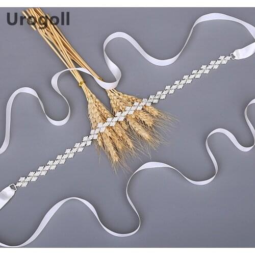Fashion Women Belt Wedding Belt For Bridal Rhinestone Accessories Applique Girl Crystal Belt For Wedding Dress Evening Dress