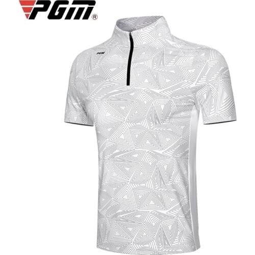 Men‘s Golf Shirt Short Sleeve Summer Breathable Golf Clothing Men Sportswear Sport Golf Uniforms Tennis Wear Sports A80003