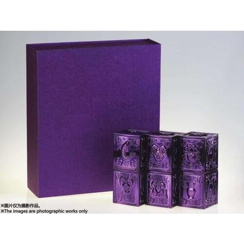 New Arrival RH Saint Seiya cloth myth 6pcs/set hades Surplice Saga Deathmask cloth box toy for collector