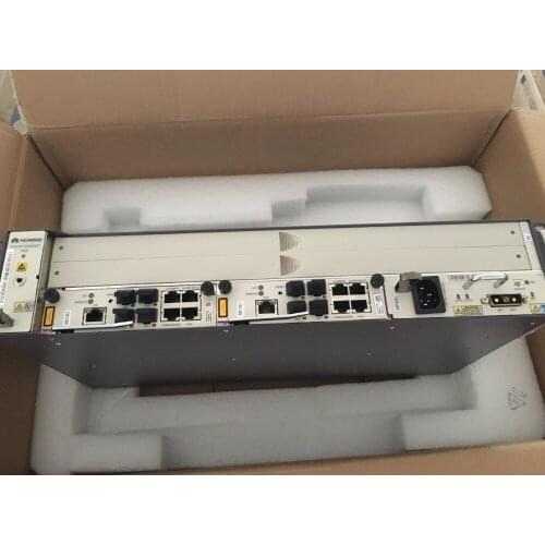 Original 19"inch mini OLT MA5608T GPON OLT,1*AC Power Optical Line Terminal, 2 *MCUD01,2U height for HUAWEI
