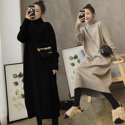 Autumn Winter Woman Sweaters Turtleneck Women Pullover High Quallity Long Warm Sweater Female Kint Pull Femme Hiver WPY2145