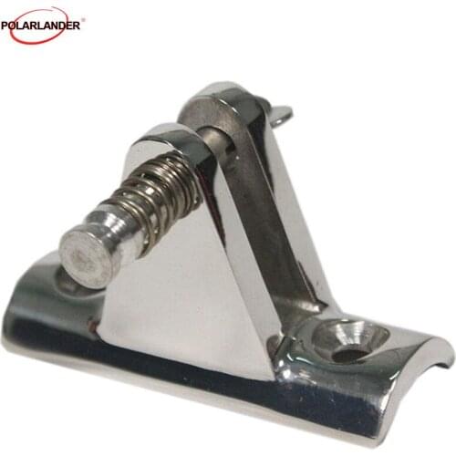Bimini Top Fitting Marine Boat Stainless Steel Concave Base Deck Hinge Diameter Pipe 20 mm /25mm
