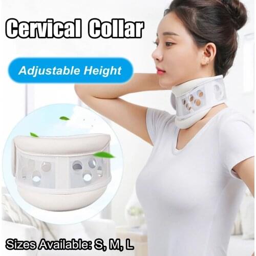Neck Brace Spine Head Support Cervical Collar Relief Neck Pain Vertebra Orthopedics Stretching Devices Posture Corrector S/M/L