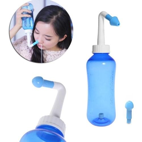 Adults Children Nose Wash System Pot Sinus & Allergies Relief Rinse Neti 500mL