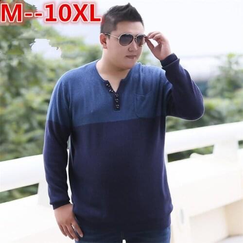 10XL 8XL 6XL 5X social cotton thin mens pullover sweaters casual crocheted striped knitted sweater men masculino jersey clothes