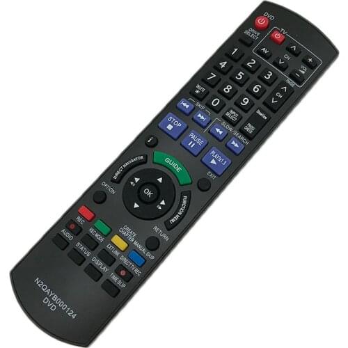 Replacement Remote Control N2QAYB000124 For Panasonic N2QAYB000125 DMR-EH57 DMR-EH58 DMR-EH67 DMR-EH68 DMR-EH770 DMR-PWT500GL