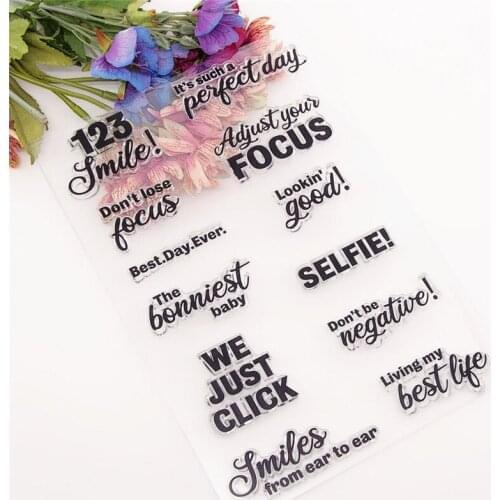 14.5*20CM Hot sale paragraph Transparent Clear Stamps / Silicone Seals Roller Stamp for DIY scrapbooking photo album/Card Making
