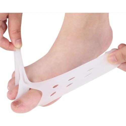 2PCS Breathable Gel Foot Care Bunion Corrector Bone Big Toe Protector Hallux Valgus Straightener Toe Spreader Pedicure