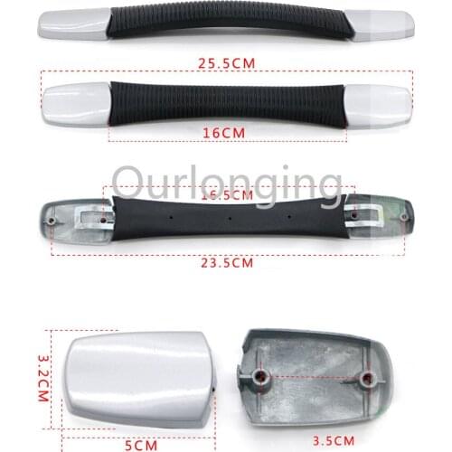 2PCS 16cm B010 Flexible Suitcase Luggage Case Plastic Spare Strap Handle Grip Replacement