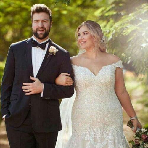 Plus Sizes Black Suit Men 2019 Men Classic Wedding Suits Groom Tuxedo Costume Homme Slim Fit Terno Masculino 2Piece Man Outfit