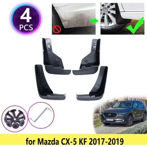 For Mazda CX-5 CX5 CX 5 KF 2017 2018 2019 MK2 Mudguards Mudflaps Fender Guards Splash Mud Flaps Cladding Wheel Car Accessories
