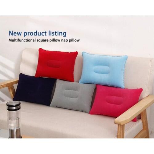 Camping Outdoor Convenient Carry Travel Air Inflatable Commute Bedding Pillow Sleep Body Chill Comfort Neck Support Pillow