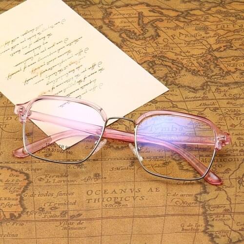 Square Optical Glasses Women Men Trendy Eyeglasses Frames Clear Lens Rectangle Prescription Glasses Frames Oculos De Grau Unisex