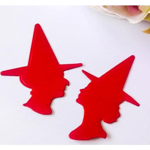 New Design Craft Metal stencil mold Cutting Dies Halloween witch decoration scrapbook die cuts Album Paper Card Craft Embossing