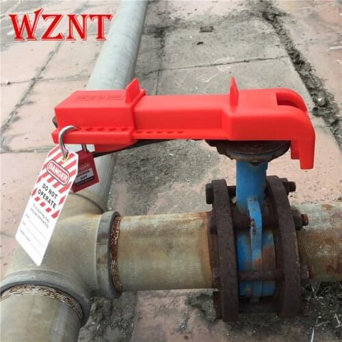 NT-A06 Polypropylene PP Butterfly Valve safety valve lockout device manufacturer china lockout tagout