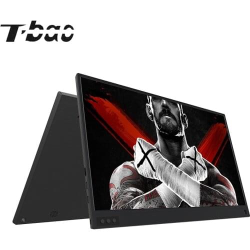 T-bao Monitor Touch Screen Portable Monitor 1920x1080 HD IPS 15.6-inch Display Touch Screen Monitor 8000mAh Rechargeable Battery