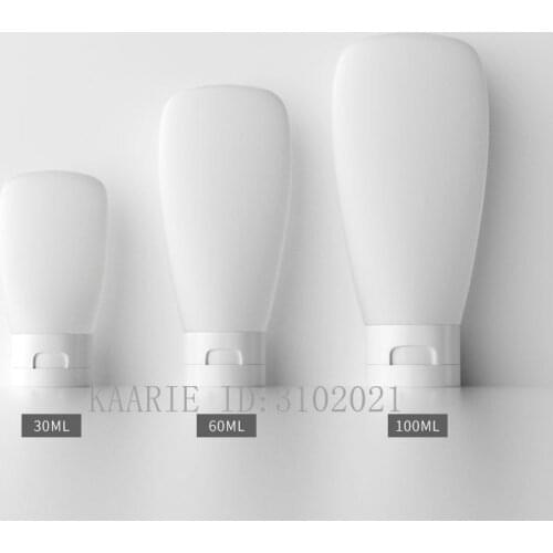 30/60/100ml 50/100pcs Empty Cosmetics Hose Soft Tube, DIY White Lotion Container, Portable Squeeze Bottle,Emulsion Cream Package