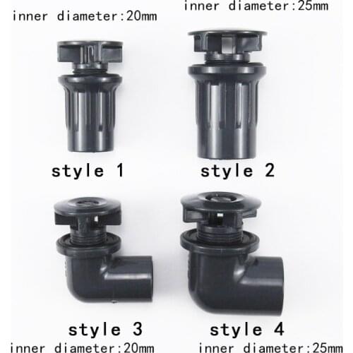 Fish Tank Drainage Joint Aquarium Glass Water Tank Drain Connector Drain Pipes Connectors 1 Pcs
