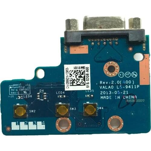 SZWXZY Excellent Original For Dell E6540 VGA USB Port Board CN-08992W 08992W LS-9411P Free Shipping