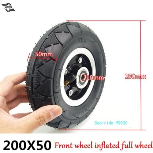 Thickened 200x50 Outer Tire 200 * 50 Inner Tube 8 Inch Electric Scooter Inner and Outer Tire Belt Punching Inflated Rear Wheel