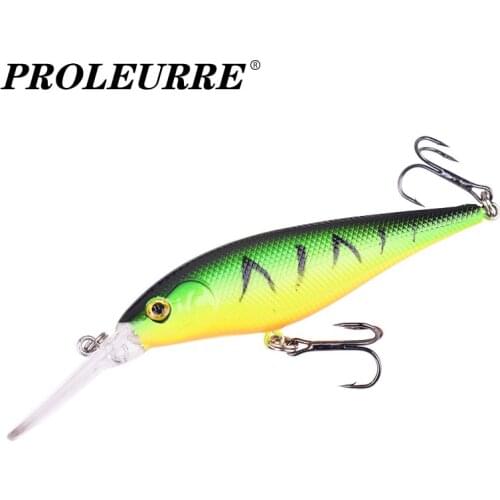 Proleurre Minnow Floating Fishing Lure 11cm 10g Diving Wobbler Bass Artificial Hard Bait With Treble Hook Swimbait Pesca Tackle