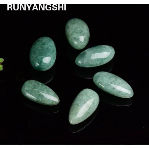 1pc 30g Natural crystal stone large particle polishing water drop shape Energy Aventurine Quartz Garden fish tank decoration