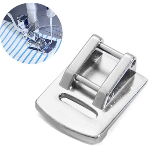 1Pcs Sliver Rolled Hem Curling Presser Foot For Sewing Machine Singer Janome Sewing Accessories Hot Sale