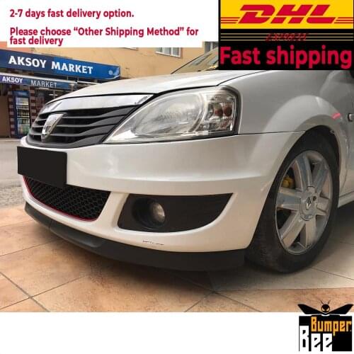 RENAULT DACIA LOGAN Astra H LIP FRONT SPOILER BUMPER LIP Euro Spoiler Lip Universal 2 pcs Body Kit