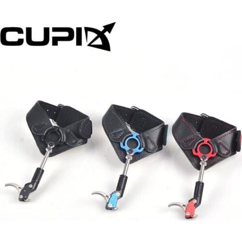 3 Colors Archery Compound Bow Wrist Release Aids Tools 360 Degree Rotating Jaw Right Hand CNC Aluminum Alloy Caliper Trigger Rel