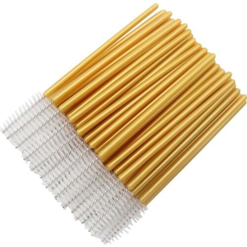 500Pcs/pack Disposable Eyelash Brush Lash Extension Mascara Applicator Eyelash Brushes Mascara Wands Cosmetics Make Up tool