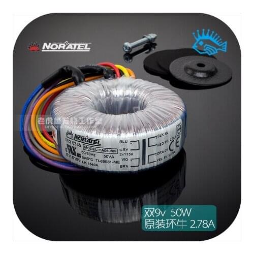 50VA double 9V NORATEL ring cow 50W new original imported ring transformer