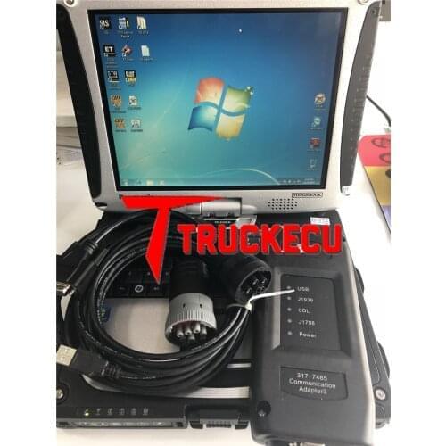 ET adaptor III 317-7485 ET3 diagnostic tool+CATET 2020+CATSIS+flash training software+Thoughbook CF19 diagnostic laptop