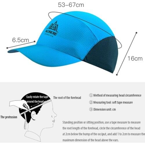 AONIJIE E4107 Men Women Fast Dry Sun Protection Summer Sports Sun Visor Cap Hat For Beach Golf Fishing Marathon Running Cycling