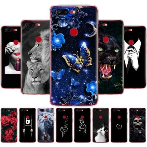 Case For Oneplus 5T 5 3 Colored Drawing Ultra-Thin TPU Soft Silicon Phone Cases Cover For One Plus 5T 5 3 Protective Bag