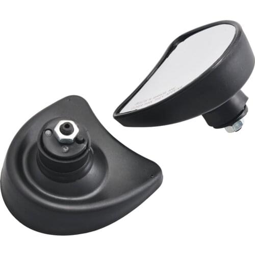 Black Motorcycle Fairing Mount Mirrors Side Rearview Fits For Harley Electra Street Glide 1996-2013 Models