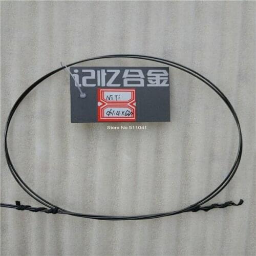 Elastic nitinol wire , wire of nitinol,dia of 1.4mm,5m wholesale, free shipping