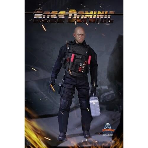 Collectible Art Figures Model Toys AF-024 Boss Dominic 1/6 Scale Full Set Action Figure Toys Model for Fans Gifts