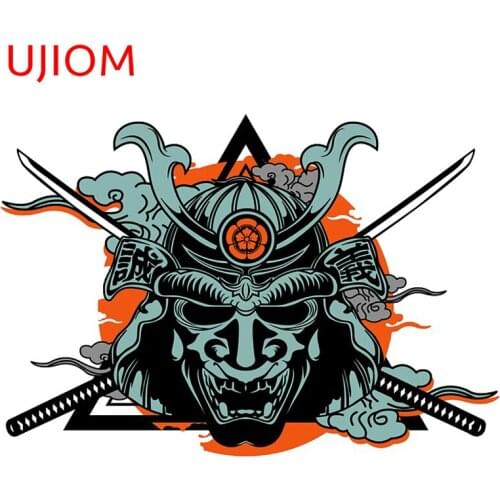 UJIOM SAMURAI Wall Stickers Switch Panel Sticker Home Room Decor Mural Art Home Wallpaper Living Room Decoration PVC Decals