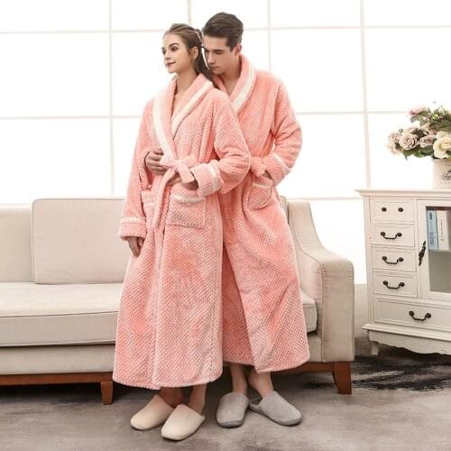 Solid Thicken Flannel Nightgowns Female Long Sleep Dress New Hoem Clothes Bridesmaid Robes Wedding Full batas de dormir mujer